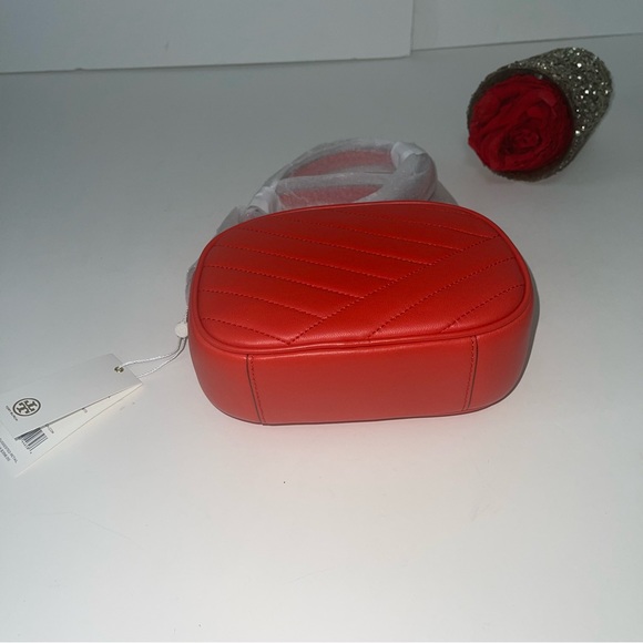 Tory Burch Kira Camera Bag In Bright Samba Color- New W/ Tag & Dust Bag- Reemoly - Picture 14 of 16